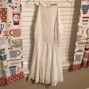 Small white mini sundress floral